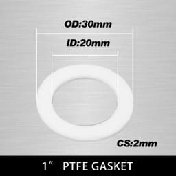 White Black 1/2" 3/4" 1"Rubber Ring Silicon PTFE Flat Gasket Sealing Ring Shower Nozzle Hose Pipe Bellows Tube Washer Ring-.-
