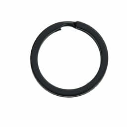 10/20PCS Out Size 15/20/25/28/30/32mm Black Metal Key Chains Split Ring Never Fade High Quaility Key Rings Fit Bag Keychain