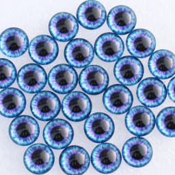8 10 12 14 16 18 20 25mm Mixed with 5 different Dragon Eyes Pairs Pattern Glass Cabochon Flatback Photo DIY Making Accessories