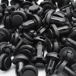 10mm 50Pcs Auto Car Bumper Clips Retainer Fastener Rivet Door Panel Fender Liner For Honda Accord Civic CRV HRV Acura MDX TL