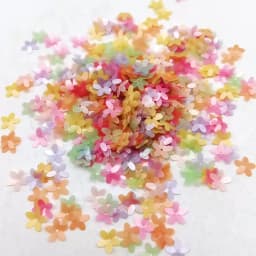Sequin Matte White Color 10mm Cup Five Finger Flower Sequins Paillettes Sewing Wedding Craft Women Garments Accessories 10g/lot