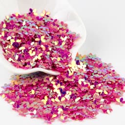 Sequin Matte White Color 10mm Cup Five Finger Flower Sequins Paillettes Sewing Wedding Craft Women Garments Accessories 10g/lot