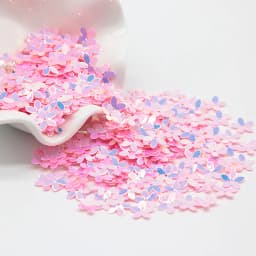 Sequin Matte White Color 10mm Cup Five Finger Flower Sequins Paillettes Sewing Wedding Craft Women Garments Accessories 10g/lot
