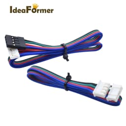 1Pcs 10cm/50cm/100cm/150mm Stepper Motor Cables 6pin PH2.0-4pin Extension Cord XH2.54 Black DuPont Terminal for 3D Printer Parts