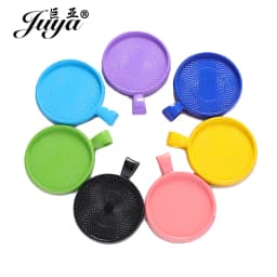 JUYA 10pcs Pendant Cabochon Base DIY Jewelry Making 25mm Inner Size Plated Crafts Setting Necklace Jewellery Findings Accessory