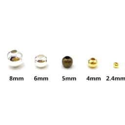 Five Sizes Silvery Iron Metal Beads Jewelry Findings Diy Beads Smooth Ball Spacer Beads For Jewelry Making Making