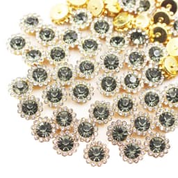 8mm-12mm Sunflower Sewing Claw Rhinestones Crystals Glass Beads Buttons Stones Sew On Rhinestone for Clothes Sewing Accessories