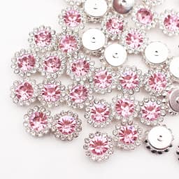 8mm-12mm Sunflower Sewing Claw Rhinestones Crystals Glass Beads Buttons Stones Sew On Rhinestone for Clothes Sewing Accessories