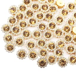 8mm-12mm Sunflower Sewing Claw Rhinestones Crystals Glass Beads Buttons Stones Sew On Rhinestone for Clothes Sewing Accessories