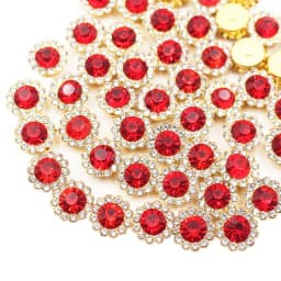 8mm-12mm Sunflower Sewing Claw Rhinestones Crystals Glass Beads Buttons Stones Sew On Rhinestone for Clothes Sewing Accessories