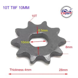 9 10 11 12 13 14 15 Tooth 9T 10T 11T 12T 13T 14T 15T T8F Sprocket 10MM For Razor EVO IZIP 500W 1000W Electric Scooter