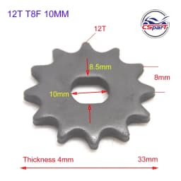 9 10 11 12 13 14 15 Tooth 9T 10T 11T 12T 13T 14T 15T T8F Sprocket 10MM For Razor EVO IZIP 500W 1000W Electric Scooter