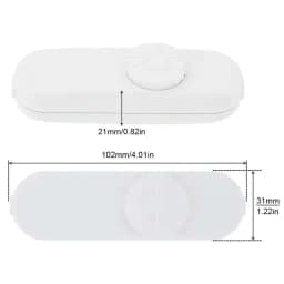 AC 220-240V LED Dimmer Switch Midway Inline Full Range Rotary Dimmer Switch for DIY Power Cords