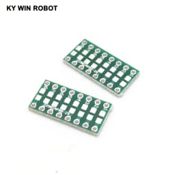 10pcs/LOT 0805 0603 0402 SMT Turn DIP Capacitor Resistor LED IC Adapter Socket PCB