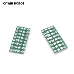 10pcs/LOT 0805 0603 0402 SMT Turn DIP Capacitor Resistor LED IC Adapter Socket PCB