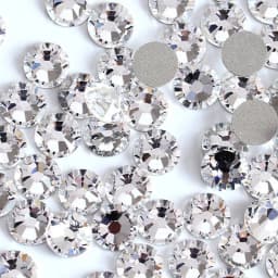 AB/Clear 1 Bag Nail Rhinestones Sizes SS3-SS12 1440 pcs Nail Art Decoration Flatback Glass Stones Shiny Gems DIY Gems