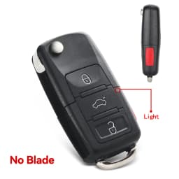KEYYOU 2 3 Buttons For Volkswagen VW Passat Polo Golf Touran Bora Ibiza Leon Octavia Fabia Folding Flip Key Shell Case No Blade
