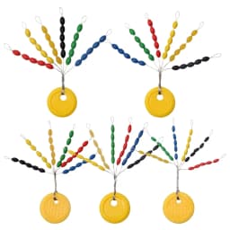 EASY CATCH 150Pcs Rubber Float Stops Space Beans Oval Stopper Connector Line Buoys Fishing Bobber Float for Fishing Accessories