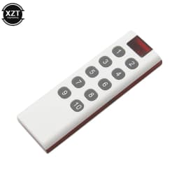 Universal RF 433MHz Wireless Learning Code Digital Remote Control Transmitter for Switch 1/2/3/4/6/8/10 Button 2262/EV1527