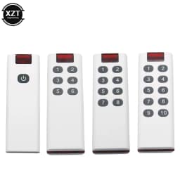 Universal RF 433MHz Wireless Learning Code Digital Remote Control Transmitter for Switch 1/2/3/4/6/8/10 Button 2262/EV1527