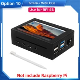 Raspberry Pi 3.5 Touch Screen 480*320 LCD TFT Display Optional ABS Metal Case Cooling Fan for Raspberry Pi 4 Model B or 3B+ 3B