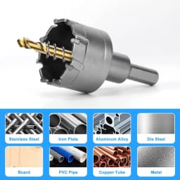 1 Pc 5A Carbide Tip TCT Drill Bit Hole Saw 12-150mm Drill Bit Set Hole Saw Cutter For Stainless Steel Metal Alloy Drilling