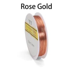 1Roll Gold Color Copper Wire 0.2/0.3/0.4/0.5/0.6/0.7/0.8/1.0mm Beading Cord DIY for Jewelry Making Accessories Wholesale