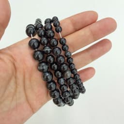Natural Stone Black Stripe Onyx Agate Round Loose Beads 4 6 8 10 12MM Pick Size For Jewelry Making