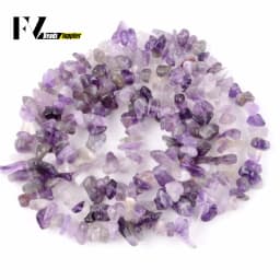 5mm-8mm Natural Amethysts Chips Beads Accessories For Needlework Jewelry Making 15inch Gravel Irregular Beads Diy Bracelets