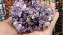 5mm-8mm Natural Amethysts Chips Beads Accessories For Needlework Jewelry Making 15inch Gravel Irregular Beads Diy Bracelets