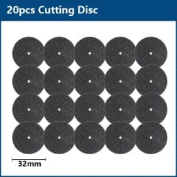 CMCP 32mm Abrasive Cutting Disc With Mandrels Grinding Wheels For Dremel Accesories Metal Cutting Rotary Tool Saw Blade