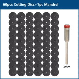 CMCP 32mm Abrasive Cutting Disc With Mandrels Grinding Wheels For Dremel Accesories Metal Cutting Rotary Tool Saw Blade