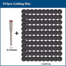 CMCP 32mm Abrasive Cutting Disc With Mandrels Grinding Wheels For Dremel Accesories Metal Cutting Rotary Tool Saw Blade