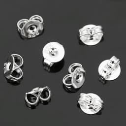 50pcs/pack 925 Sterling Silver Earrings Back Earring Stopper Findings For Stud Earrings Clasp DIY Jewelry Making Findings