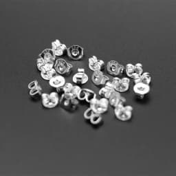 50pcs/pack 925 Sterling Silver Earrings Back Earring Stopper Findings For Stud Earrings Clasp DIY Jewelry Making Findings