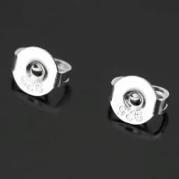 50pcs/pack 925 Sterling Silver Earrings Back Earring Stopper Findings For Stud Earrings Clasp DIY Jewelry Making Findings