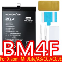 NOHON BN57 BM4J BM3L BM4E BM3M BM3E BN4A BN46 Battery For Xiaomi Mi 9T Pro 8 Lite 9 SE 11 POCO X3 NFC F1 Redmi Note 10 9 8 Pro 7