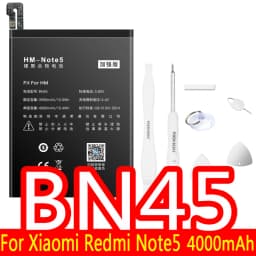 NOHON BN57 BM4J BM3L BM4E BM3M BM3E BN4A BN46 Battery For Xiaomi Mi 9T Pro 8 Lite 9 SE 11 POCO X3 NFC F1 Redmi Note 10 9 8 Pro 7