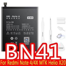 NOHON BN57 BM4J BM3L BM4E BM3M BM3E BN4A BN46 Battery For Xiaomi Mi 9T Pro 8 Lite 9 SE 11 POCO X3 NFC F1 Redmi Note 10 9 8 Pro 7