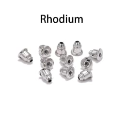 50-200pcs/lot Earring Studs Backs Stopper Scrolls Ear Findings DIY Blocked caps Earring Backs Stoppers Ear Accessories Supplies