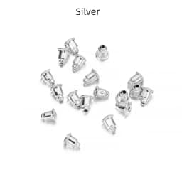 50-200pcs/lot Earring Studs Backs Stopper Scrolls Ear Findings DIY Blocked caps Earring Backs Stoppers Ear Accessories Supplies