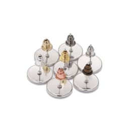 50-200pcs/lot Earring Studs Backs Stopper Scrolls Ear Findings DIY Blocked caps Earring Backs Stoppers Ear Accessories Supplies