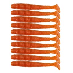 10pcs/lot Classic Tail Soft lure Saturn Worm 0.6g/ 5.2cm Glow in Dark Silicone Lure Jig Head Soft Baits Carp Bass Fishing Peche