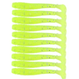 10pcs/lot Classic Tail Soft lure Saturn Worm 0.6g/ 5.2cm Glow in Dark Silicone Lure Jig Head Soft Baits Carp Bass Fishing Peche