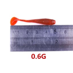 10pcs/lot Classic Tail Soft lure Saturn Worm 0.6g/ 5.2cm Glow in Dark Silicone Lure Jig Head Soft Baits Carp Bass Fishing Peche