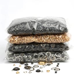 100sets 4mm Brass Eyelet with Washer Leather Craft Repair Grommet Round Eye Rings for Shoes Bag Clothing Leather Belt Hat