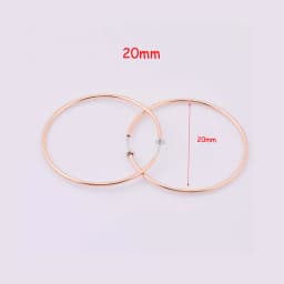 New Diameter 2/4/6cm Ear Clips Rings Punk Women Non-Pierced Hoop Earrings Houndstooth Goth Fake Clip-On Circle Earrings Jewelry
