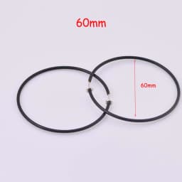 New Diameter 2/4/6cm Ear Clips Rings Punk Women Non-Pierced Hoop Earrings Houndstooth Goth Fake Clip-On Circle Earrings Jewelry