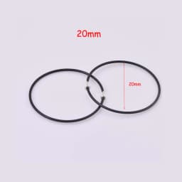 New Diameter 2/4/6cm Ear Clips Rings Punk Women Non-Pierced Hoop Earrings Houndstooth Goth Fake Clip-On Circle Earrings Jewelry