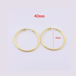 New Diameter 2/4/6cm Ear Clips Rings Punk Women Non-Pierced Hoop Earrings Houndstooth Goth Fake Clip-On Circle Earrings Jewelry